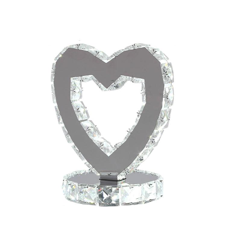 Chic Crystal Table Lamp with Warm and Cool Light Options