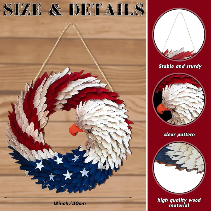 Eagle Wreath for Easter and Independence Day Decor