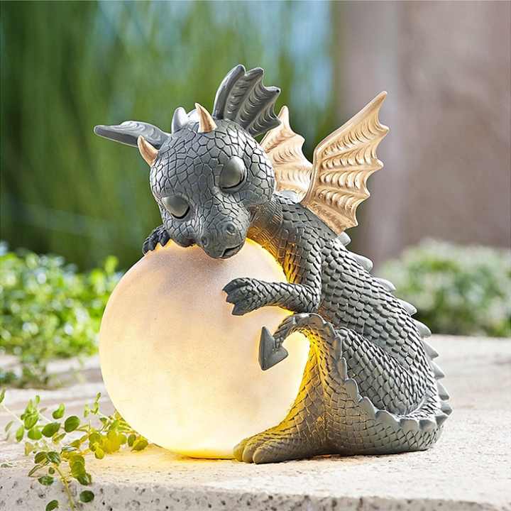 Dragon-Shaped LED Table Lamp - Eco-Friendly Night Light