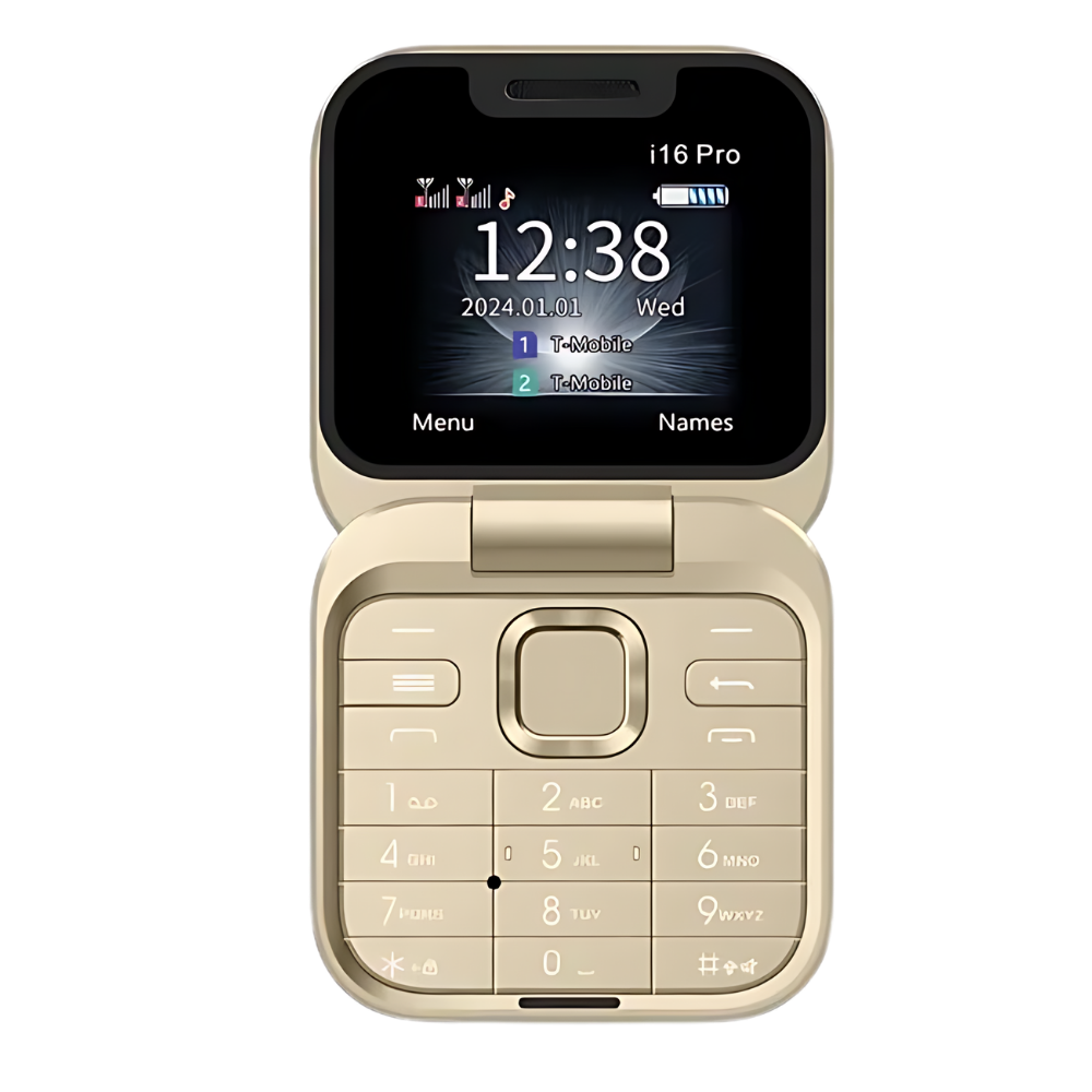 Compact Foldable Dual SIM Mobile Phone with HD Camera