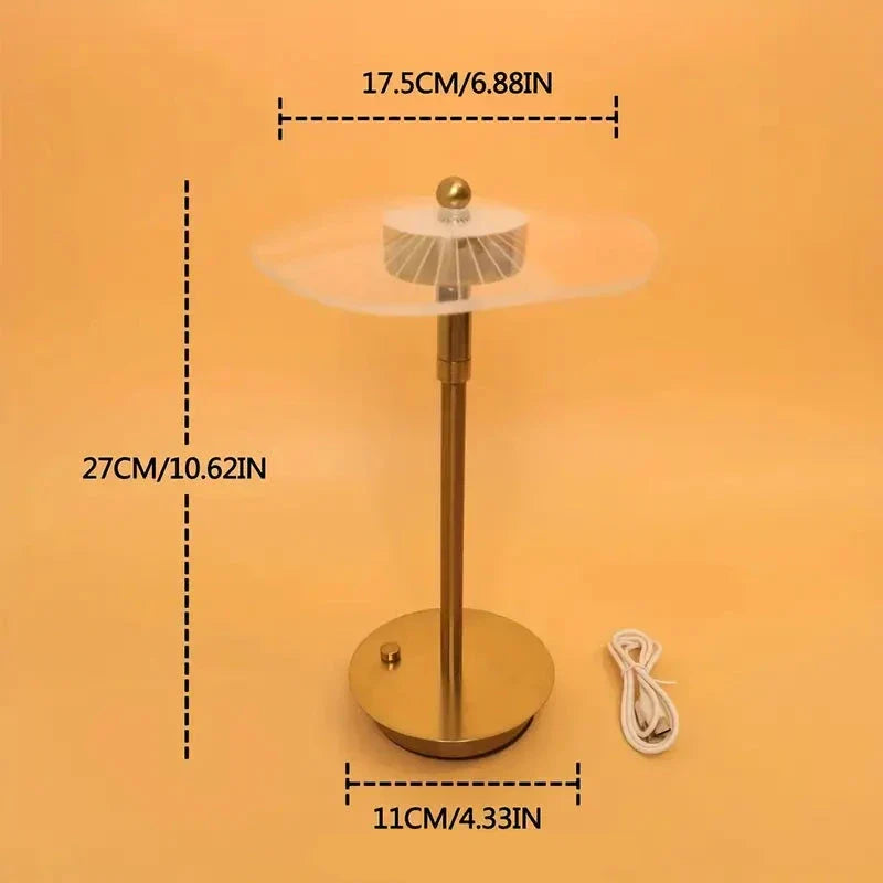 Adjustable LED Desk Lamp with Dimming Feature