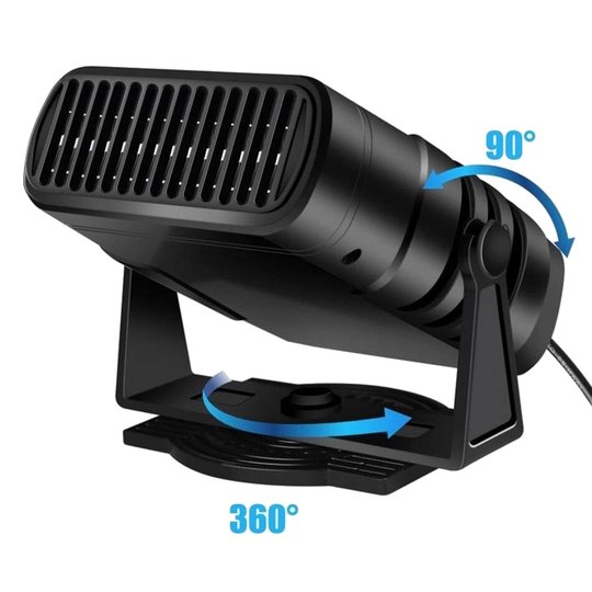 Portable 12V Car Heater and Windshield Defroster Fan