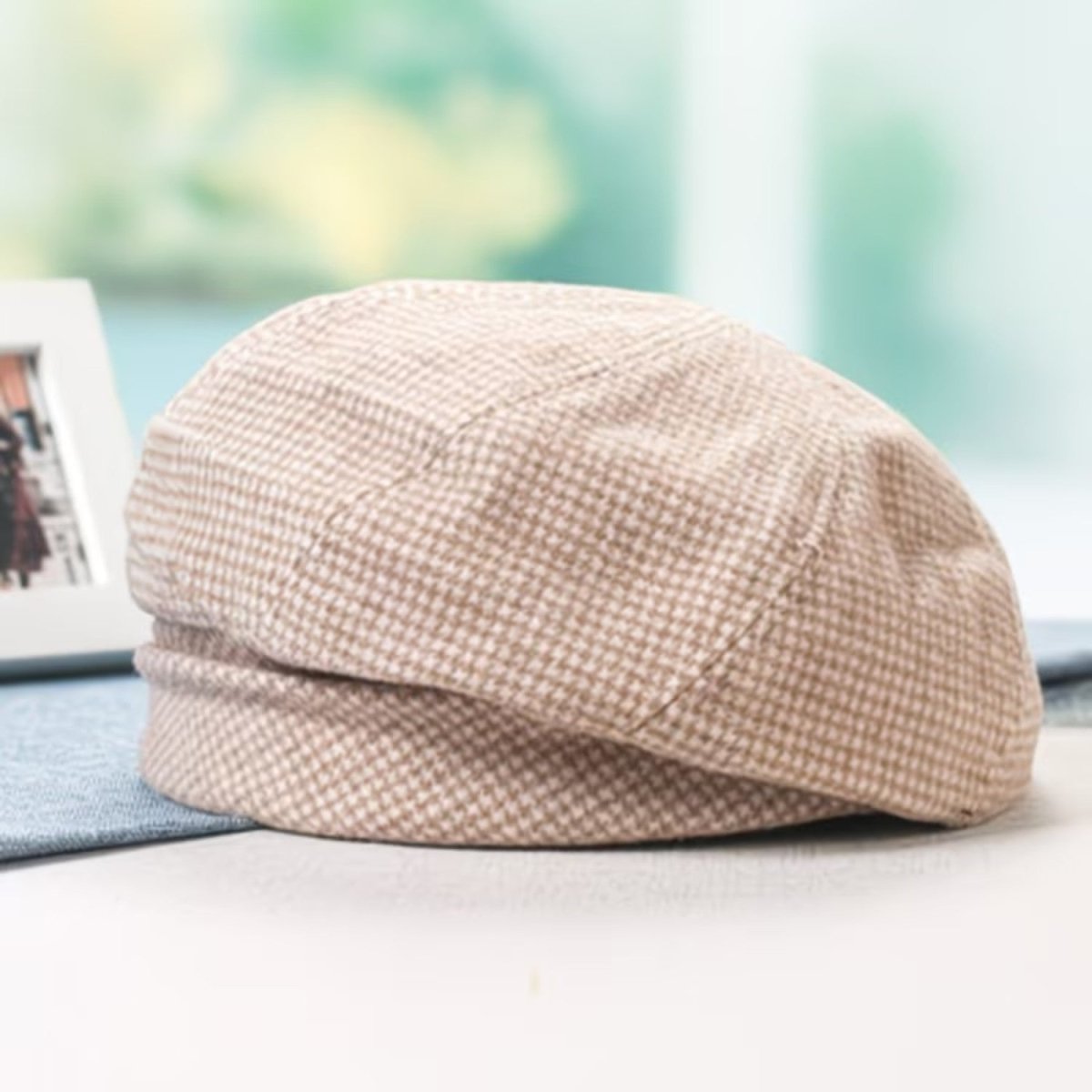 Elegant Adjustable Cotton Blend Women's Cap
