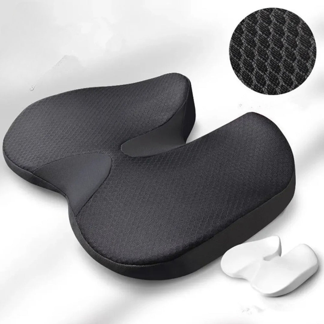 Ergonomic Memory Foam Seat Cushion for Pain Relief and Posture Support