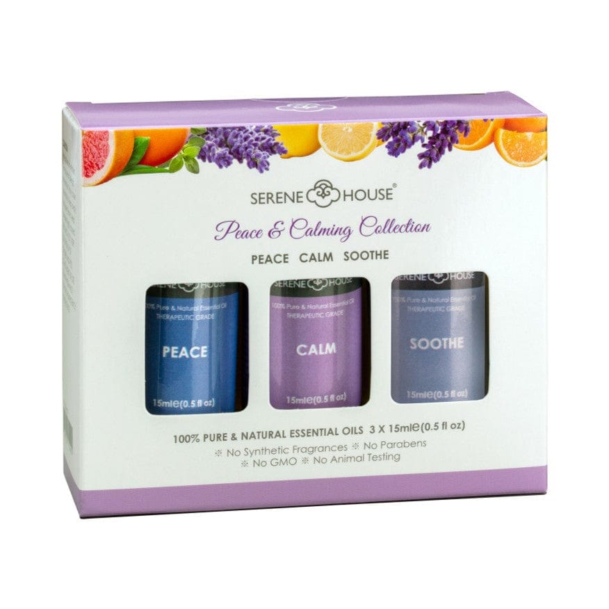 Natural Essential Oil Gift Set - Peace & Calming Collection