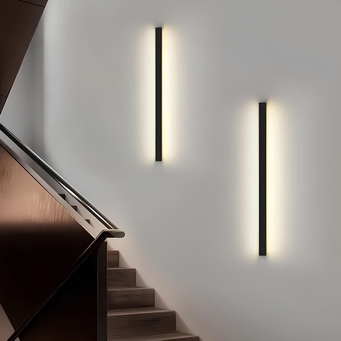 Slim LED Wall Light for Modern Spaces - Aluminum Design