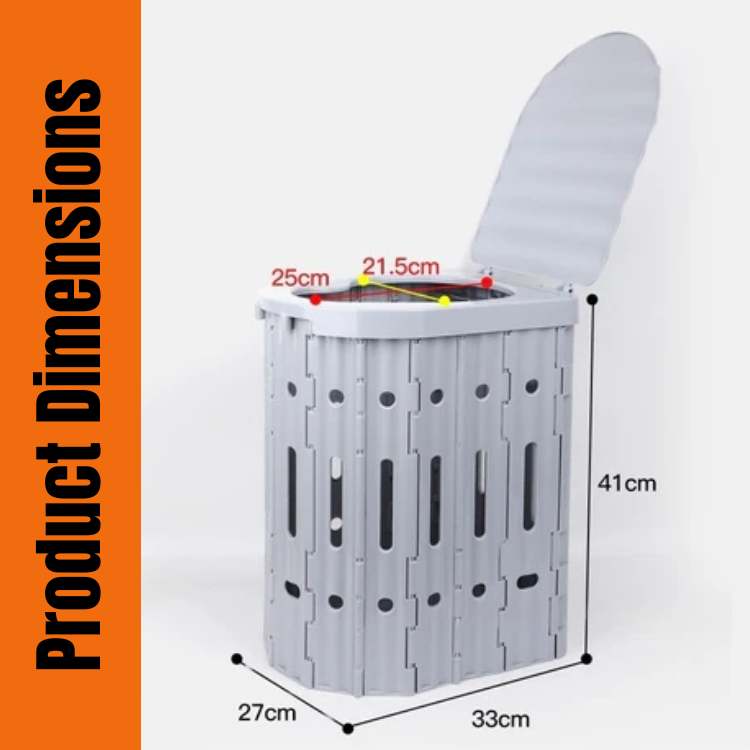 Premium Folding Toilet for Convenient Use