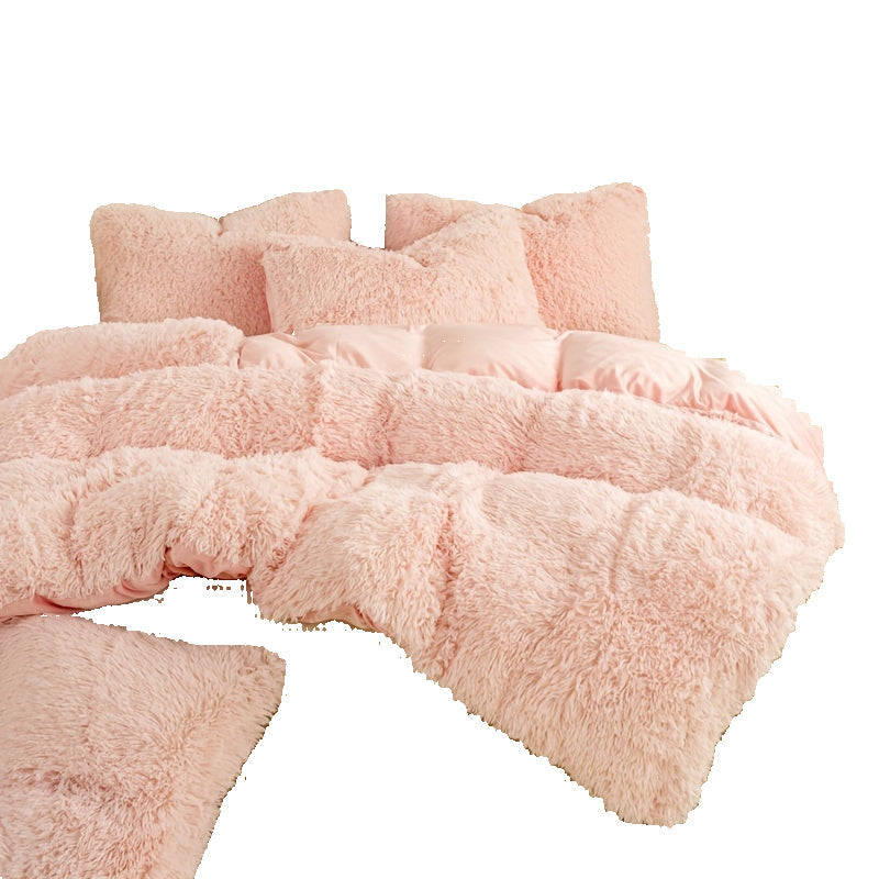 Silk Bamboo Duvet Cover Set with Zipper and Pillowcases