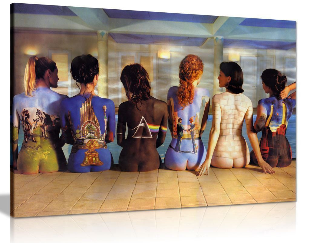 Framed Pink Floyd Album Cover Canvas Art