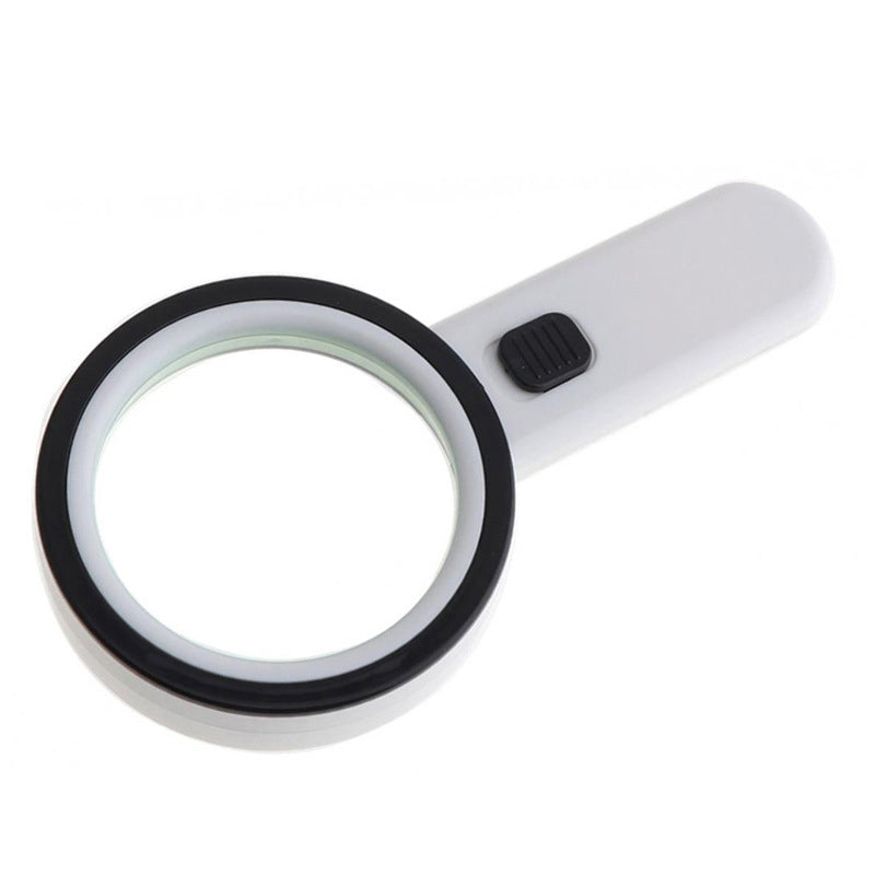 High-Performance 5-Inch Magnifying Glass with 30x Magnification and LED Light