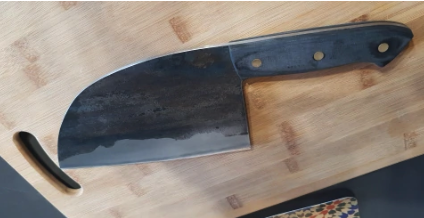 Serbian Chef's Knife for Precision Cutting and Versatile Chopping
