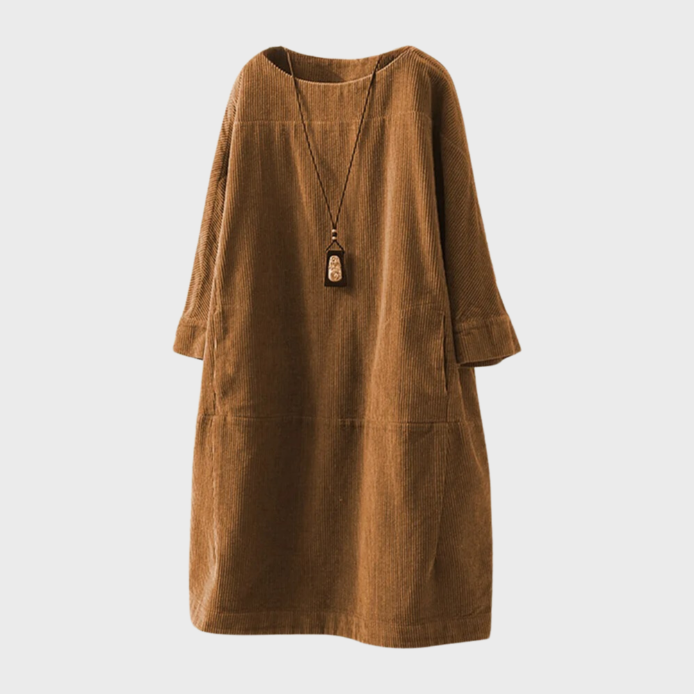 Elegant Velvet Dress for Women - Flattering Fit and Soft Texture