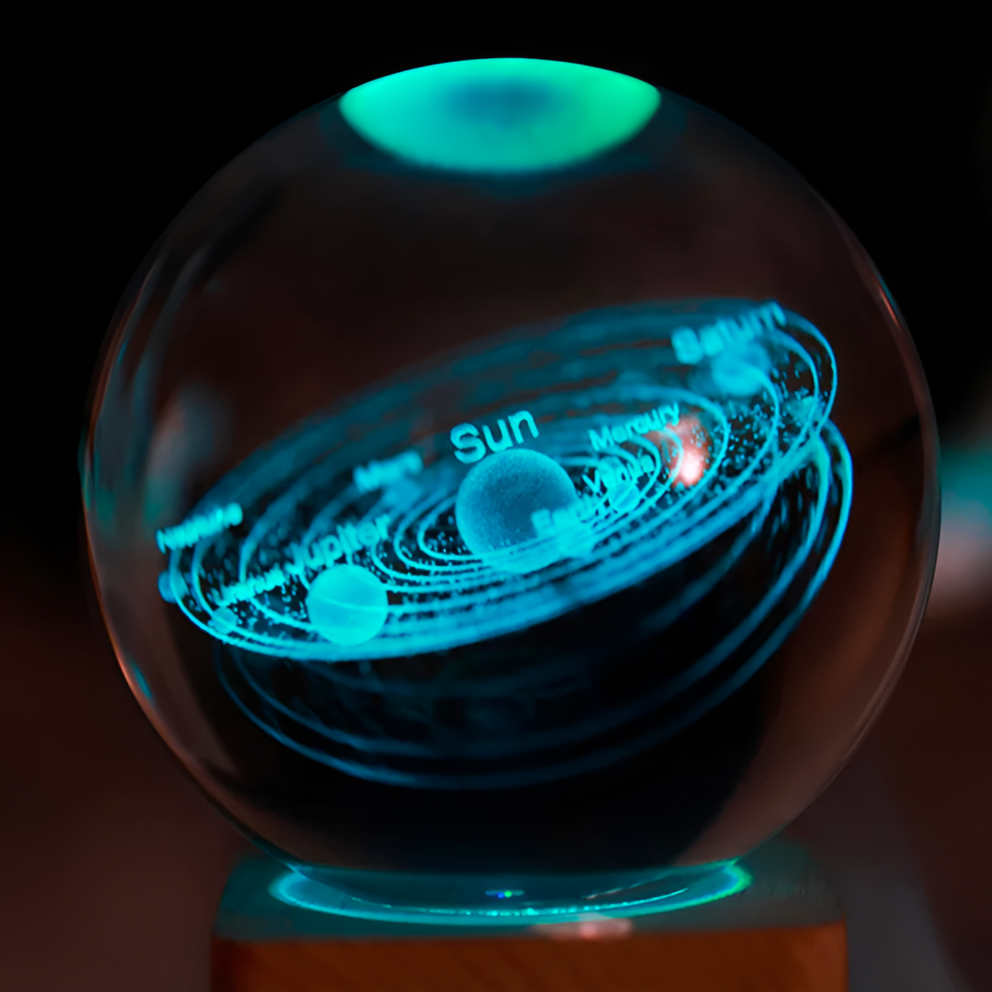 Galaxy Glass Globe Lamp with Captivating Galaxy Effects