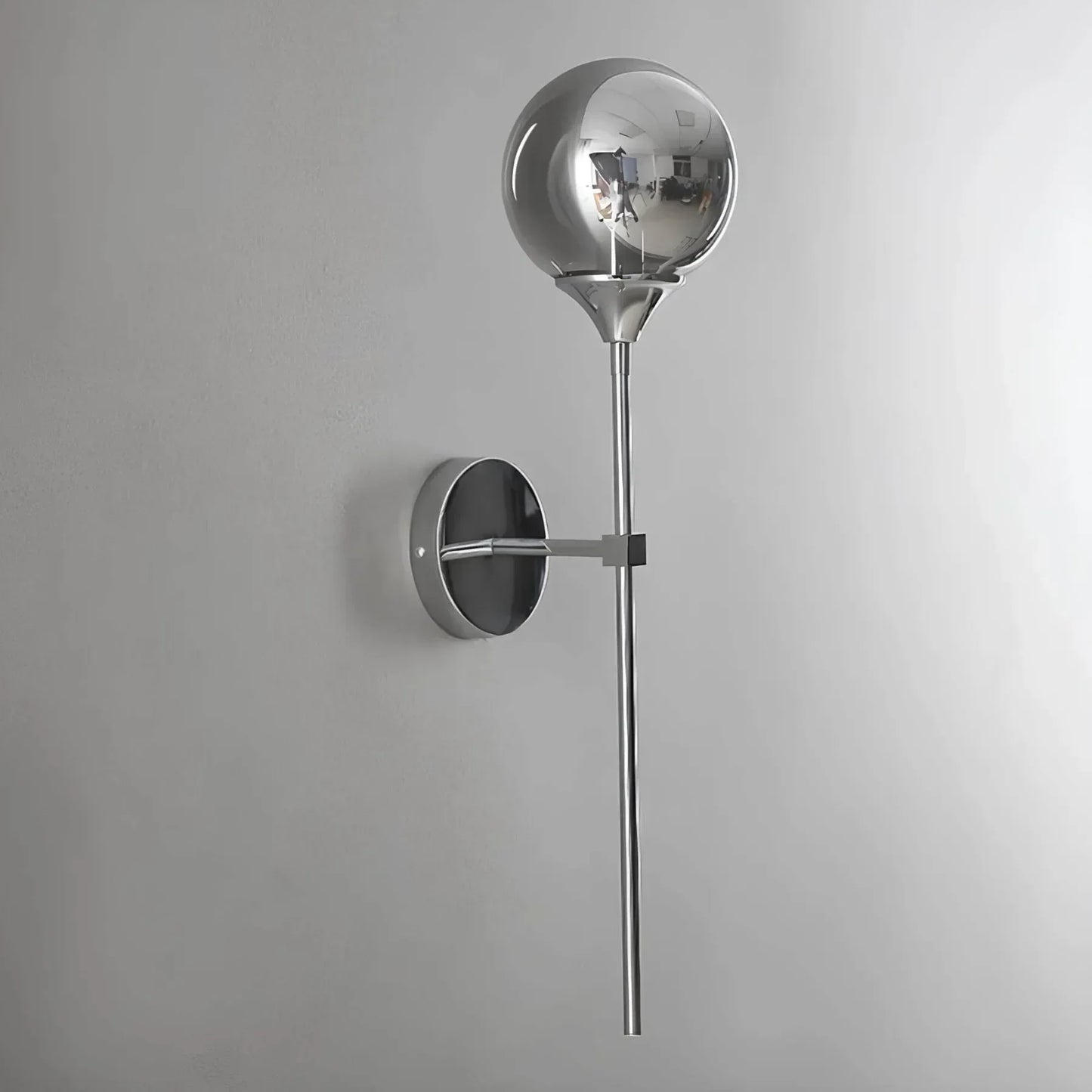 Scandinavian Glass Wall Sconce - Modern LED Light