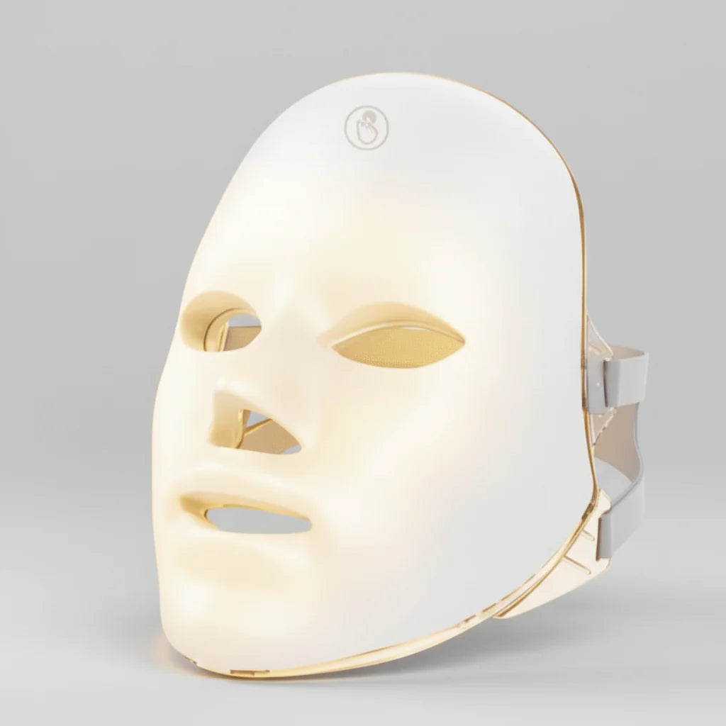 Rechargeable Red Light LED Facial Mask for At-Home Skincare