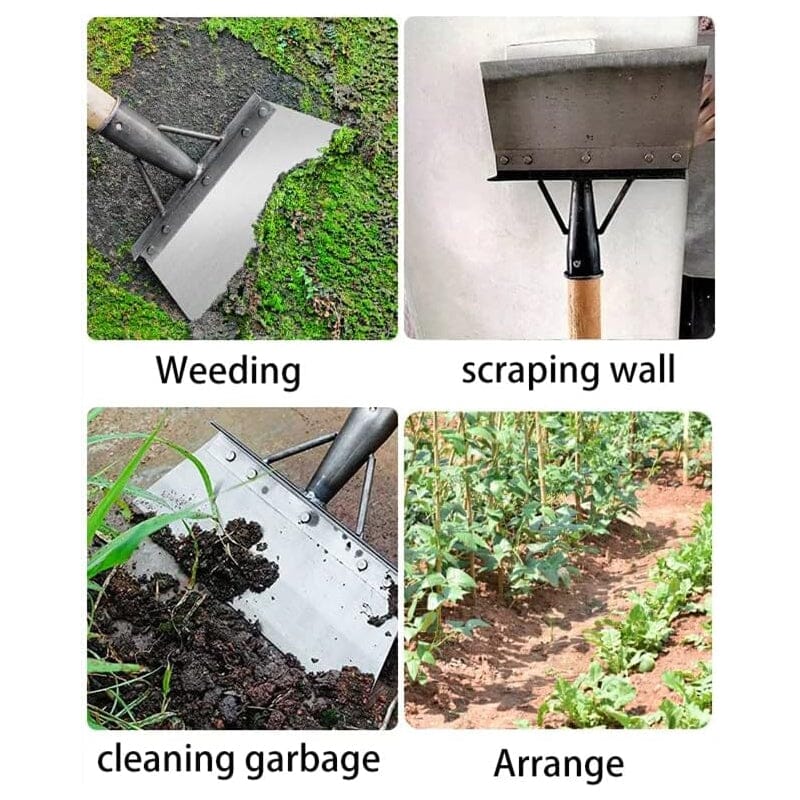 Multifunctional Ergonomic Cleaning Shovel with Adjustable Handle
