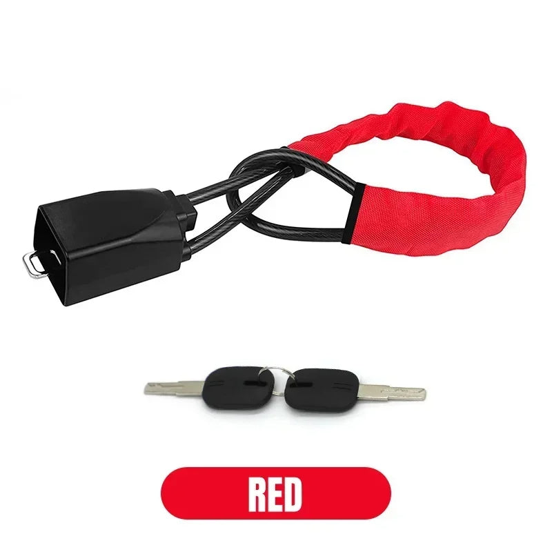 Universal Steering Wheel Lock with Seat Security Protection