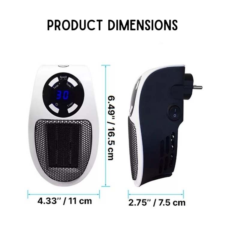 Ceramic Micro-Coil Portable Room Heater
