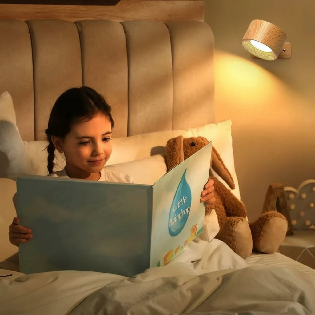 Rechargeable LED Wall Light with Magnetic Mount and Adjustable Brightness