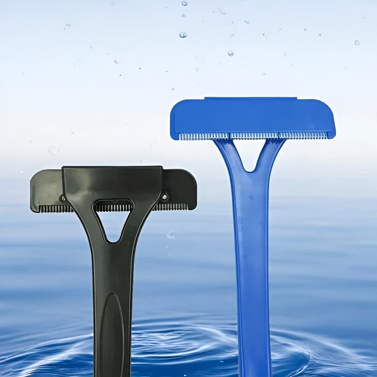 Extended-Reach Back Shaver with Detachable Head for Men