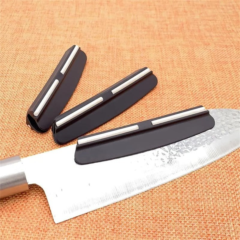 Fixed Angle Knife Sharpening Guide for Kitchen Knives and Scissors