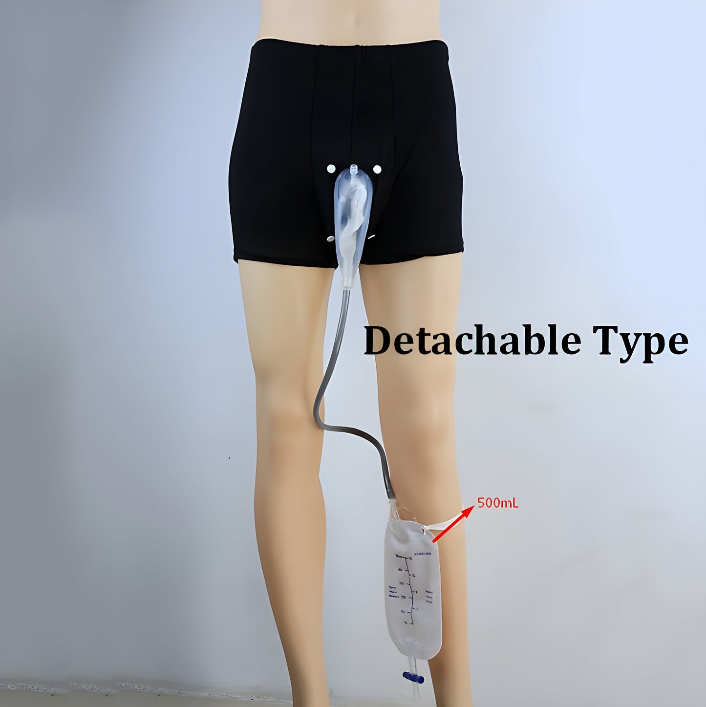 Reusable Incontinence Underwear with Built-In 500 ml Pouch