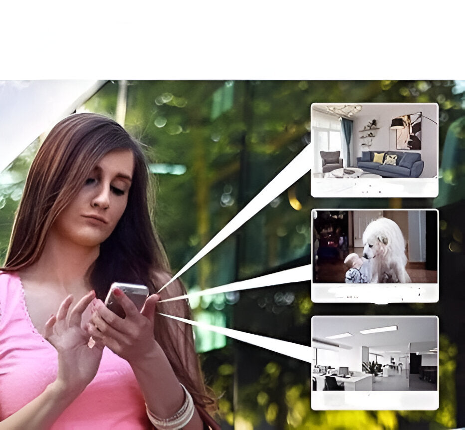 1080p Wireless Security Camera with Night Vision and Motion Detection