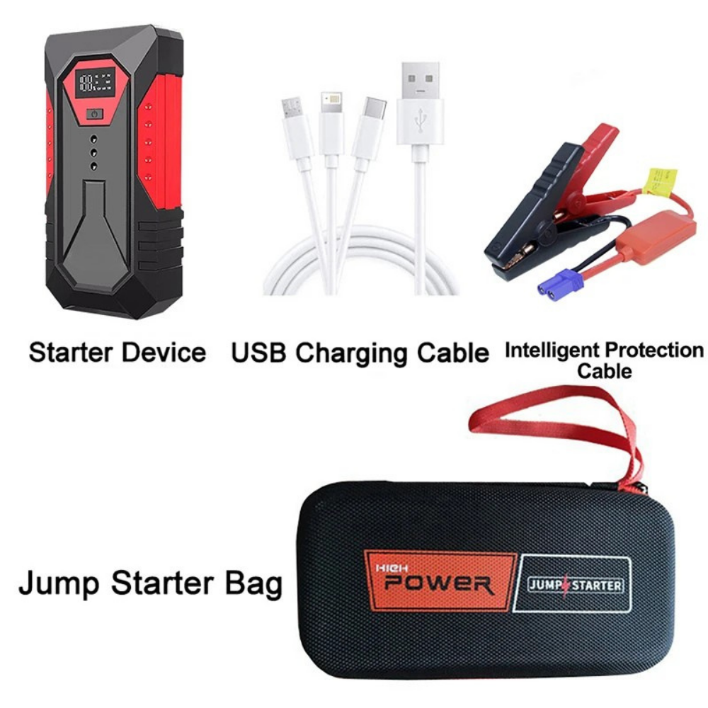 Portable 2000A Car Jump Starter Battery Booster Pack