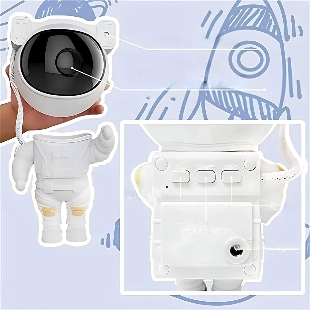 Astronaut Galaxy Projector Night Light Lamp
