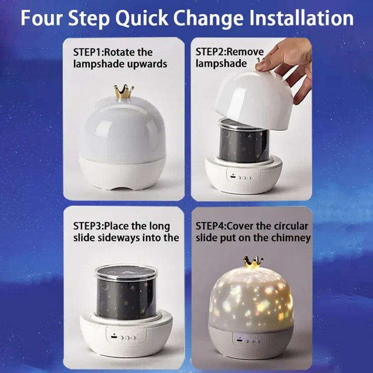 Children's Ocean Projection Night Light Lamp
