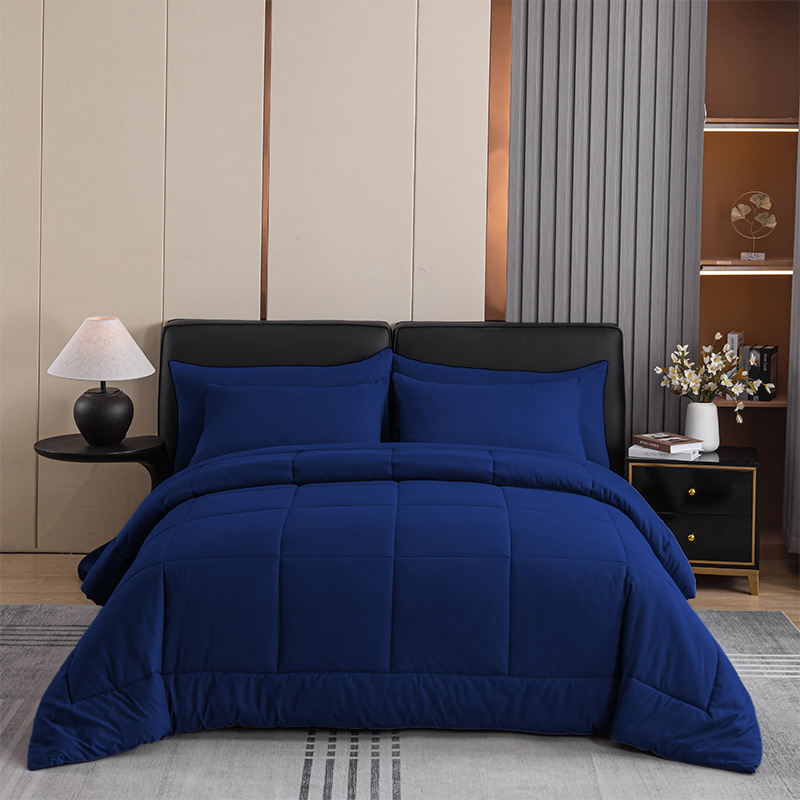 Luxurious 3-Piece Polyester Duvet Cover Set with Pillowcases