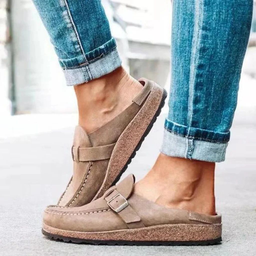 Buckled Orthopedic Sandals for Women