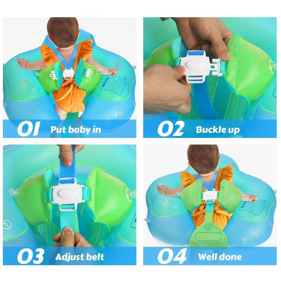 Baby Pool Float with Canopy UPF50 Plus for 3-36 Months