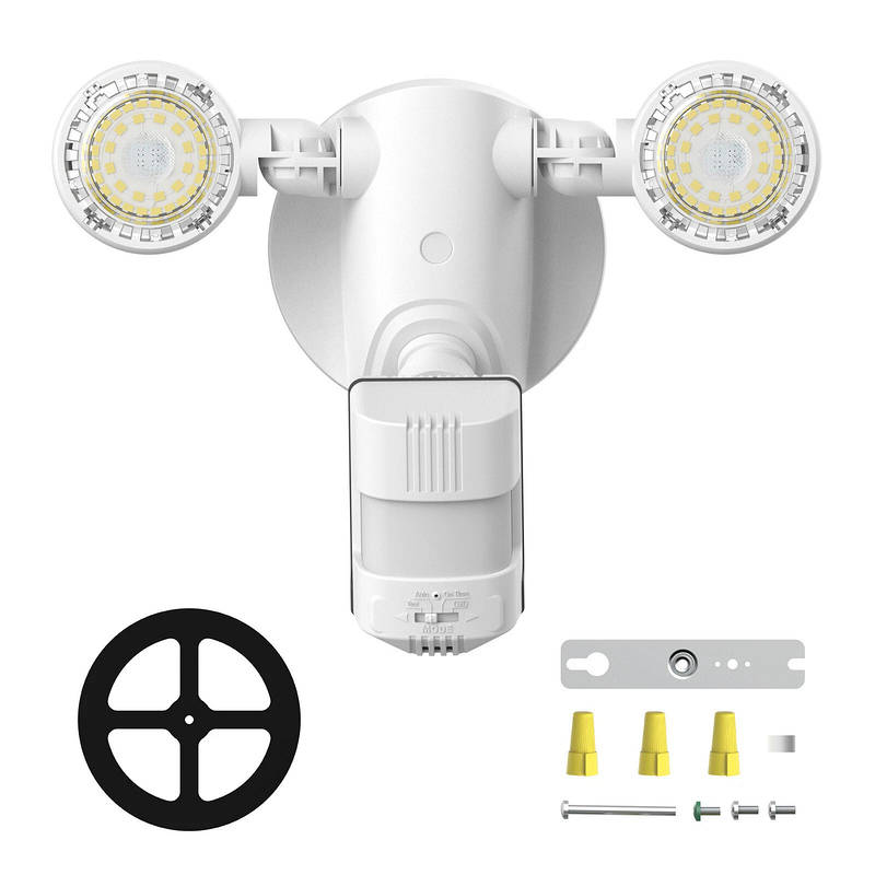 15W Motion Sensor LED Flood Light with 2000 Lumens and 320 Degree Beam Angle