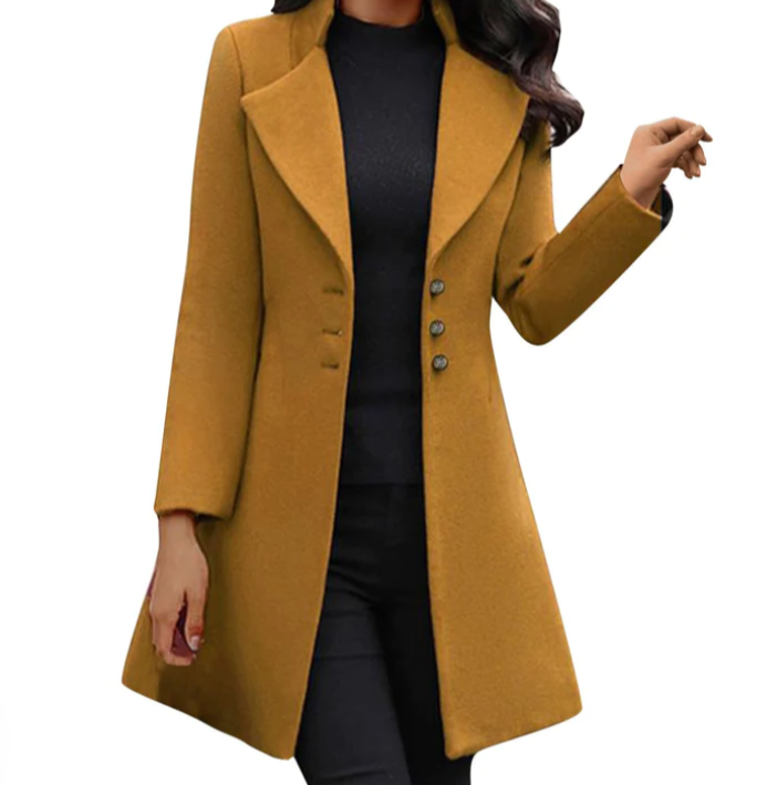 Luxurious Italian Wool Coat for Women