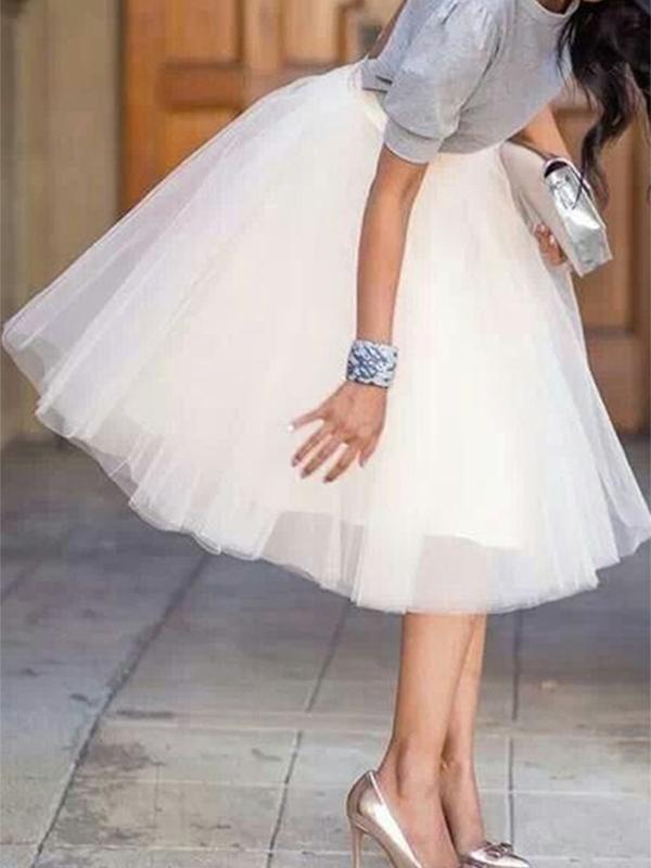 Chic A-Line Midi Skirt for Women