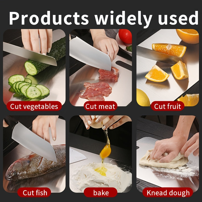 Stainless Steel Cutting Board - Scratch Resistant and Easy to Clean