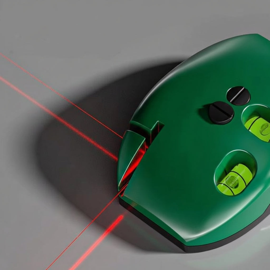 90° Laser Line Level Tool for Precise Tile and Floor Alignment