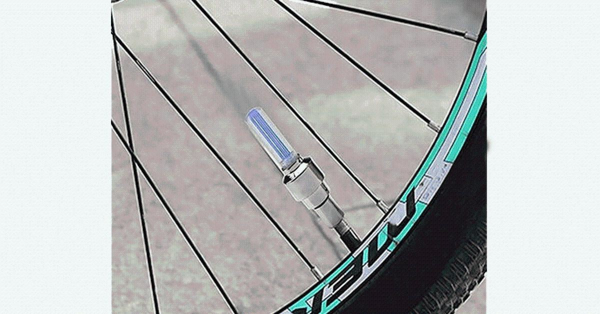 Motion-Activated LED Spoke Lights for Bikes and Cars - Neon Colors