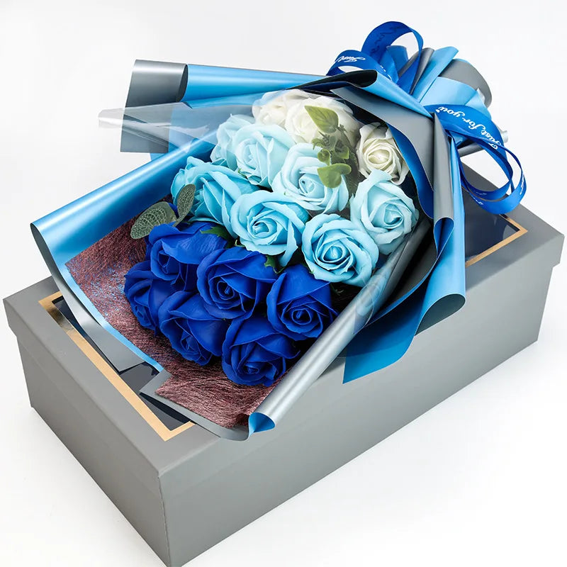 Eternal Rose Bouquet for Lasting Romantic Gestures