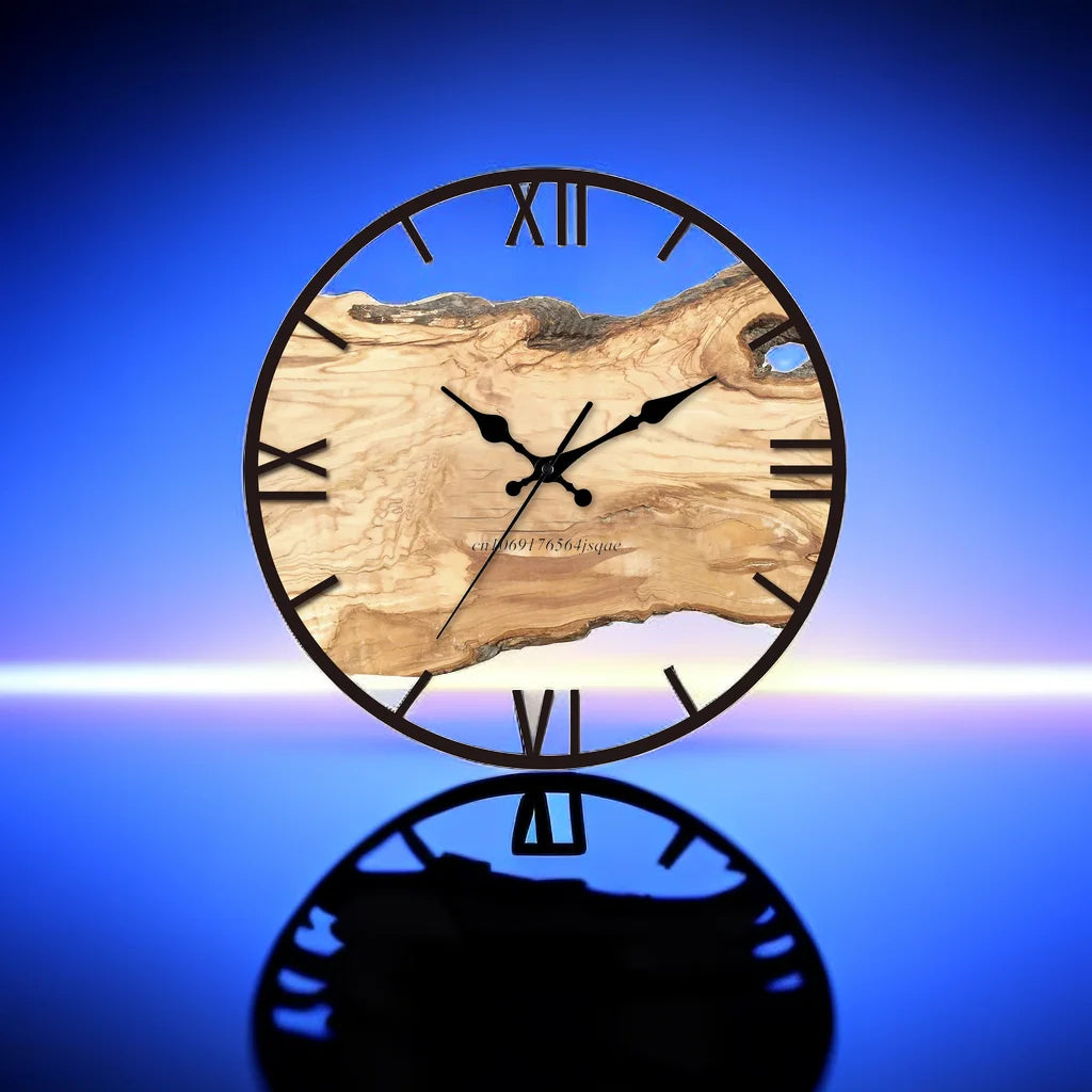 Transparent Modern Wall Clock with Silent Movement