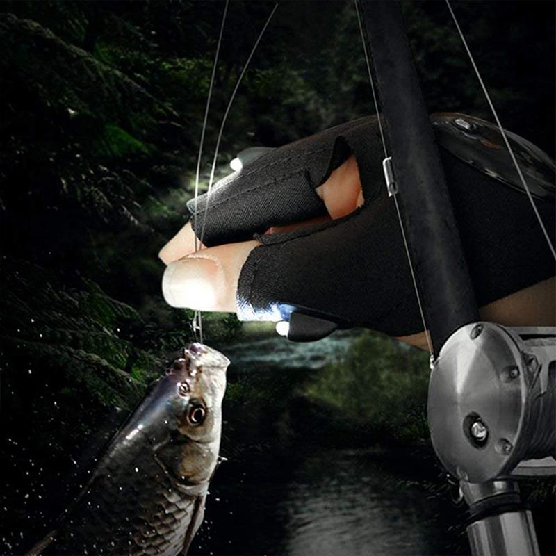 Waterproof Gloves with Integrated LED Lighting