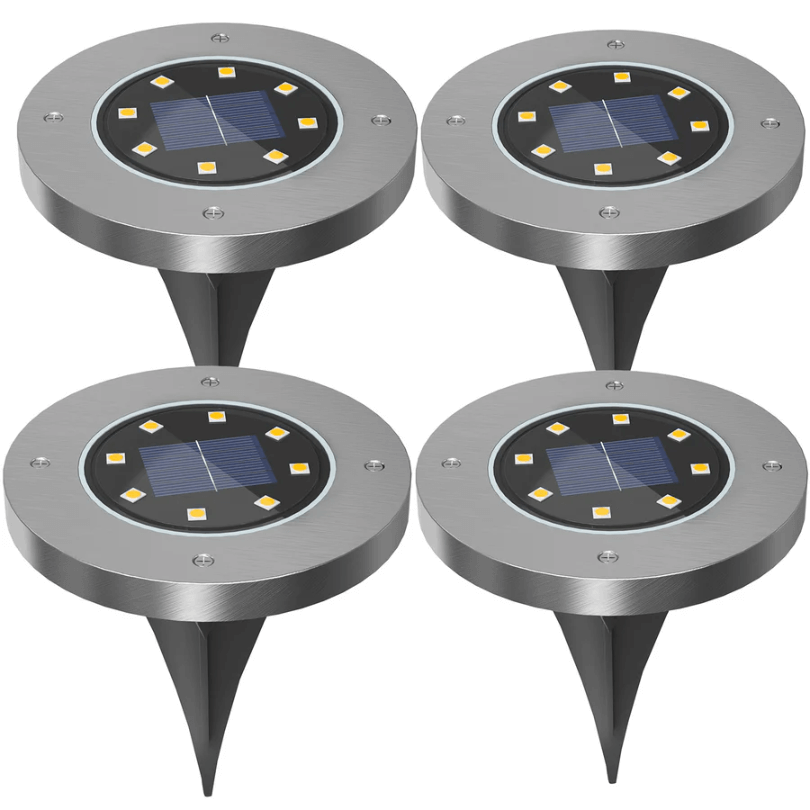 Solar Rechargeable Outdoor Lamp - Weather-Resistant Garden Light