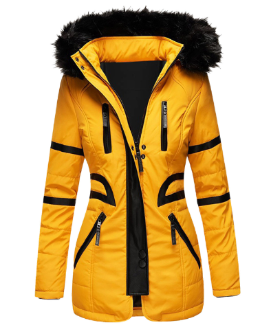 Elegant Women's Winter Coat with Tailored Fit and Exclusive Design