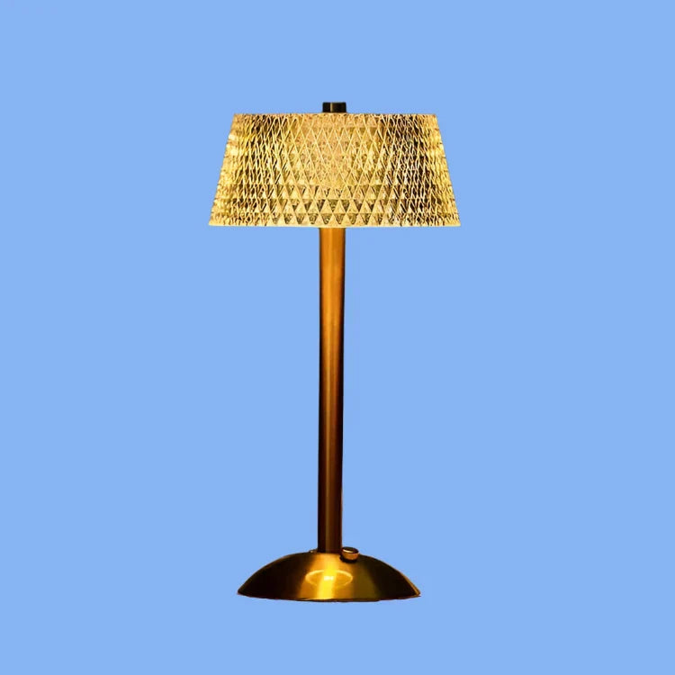Contemporary Cordless Crystal Table Lamp