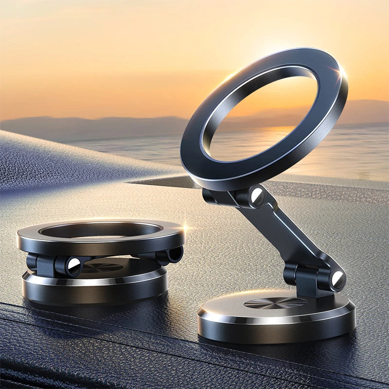 Ergonomic Magnetic Phone Holder with 360-Degree Rotation