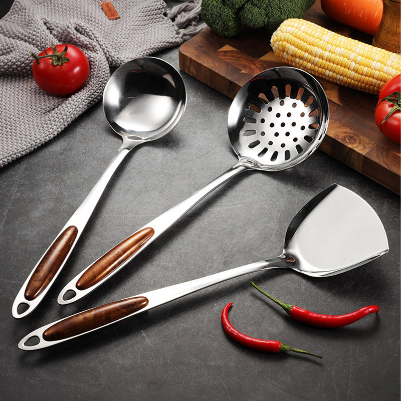Ergonomic Stainless Steel Kitchen Tool Set, 5-Piece
