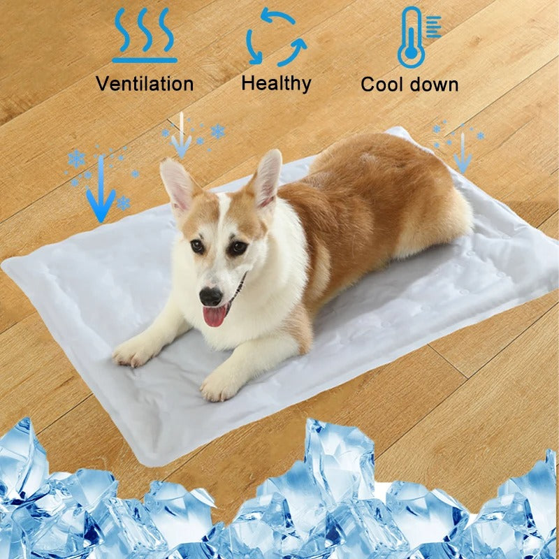 Self-Cooling Dog Mat with Non-Toxic Gel Technology