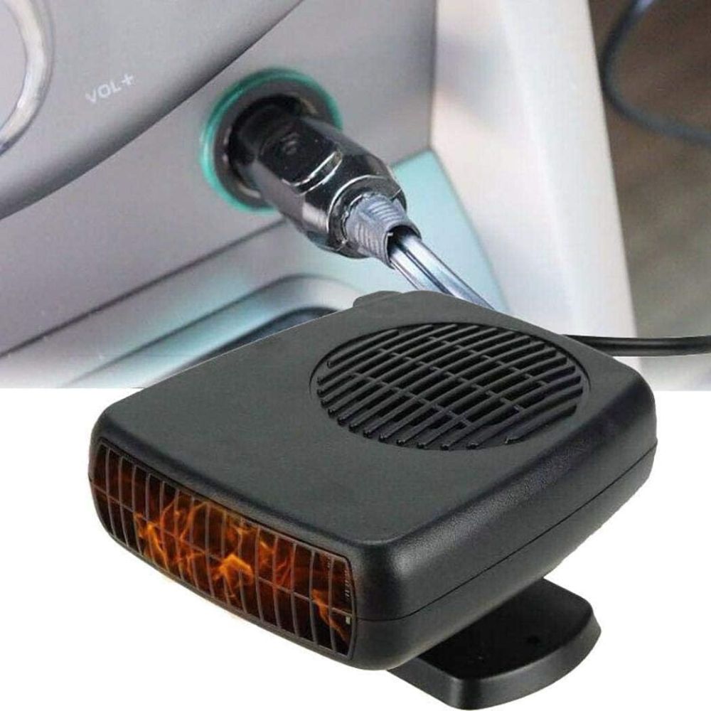 12V Portable Ceramic Car Heater Fan for Fast Heating and Defrosting