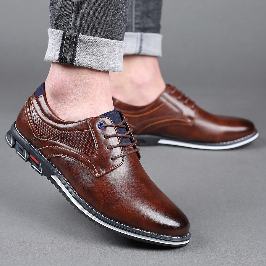 Men's Premium Leather Classic Dress Shoes